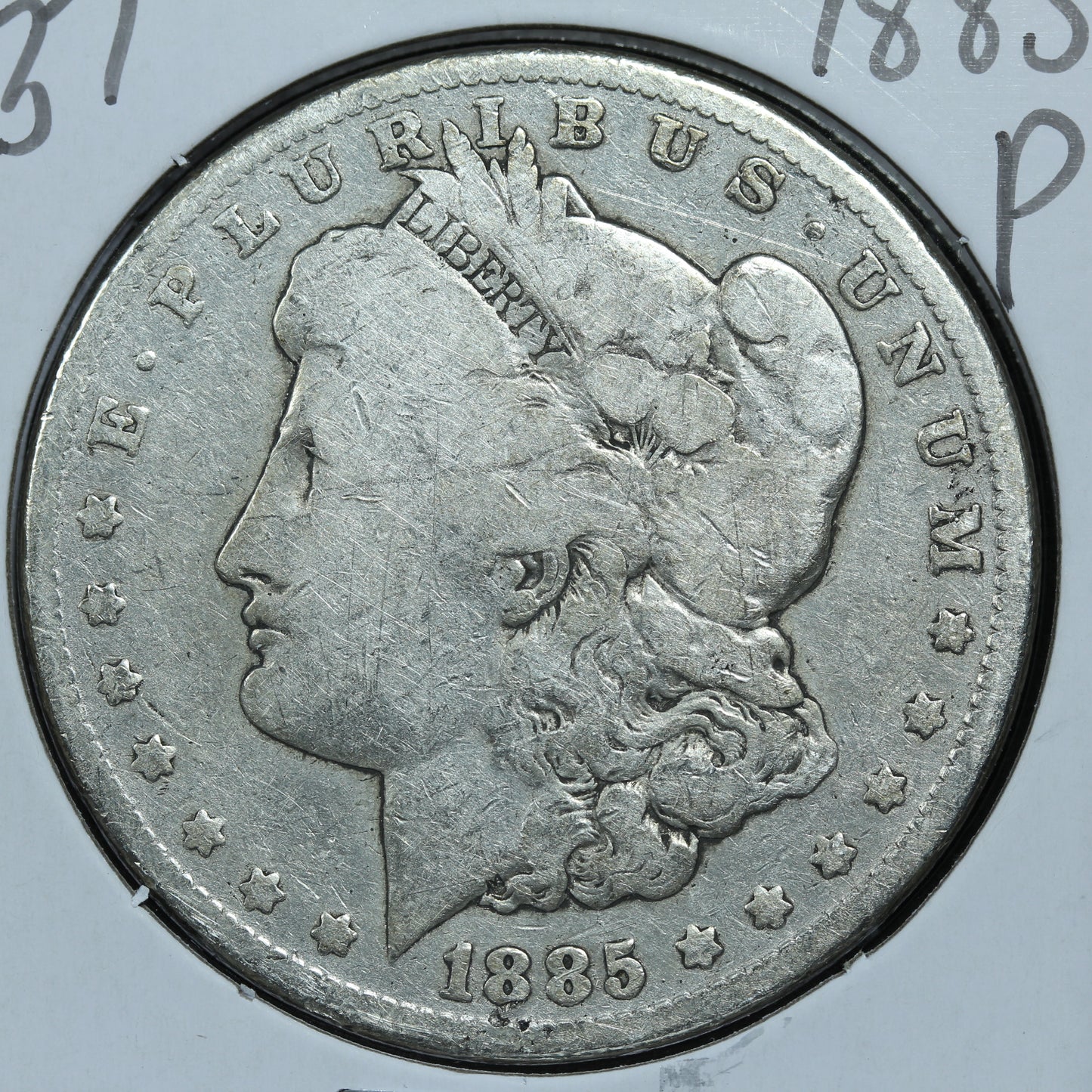 1885 P Morgan Silver Dollar - Philadelphia
