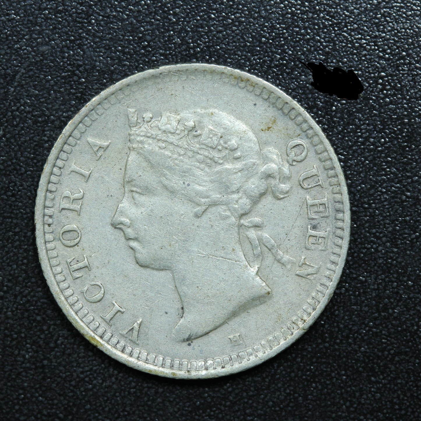 1900 H Hong Kong 5 Five Cents Silver .800 Fine KM# 5