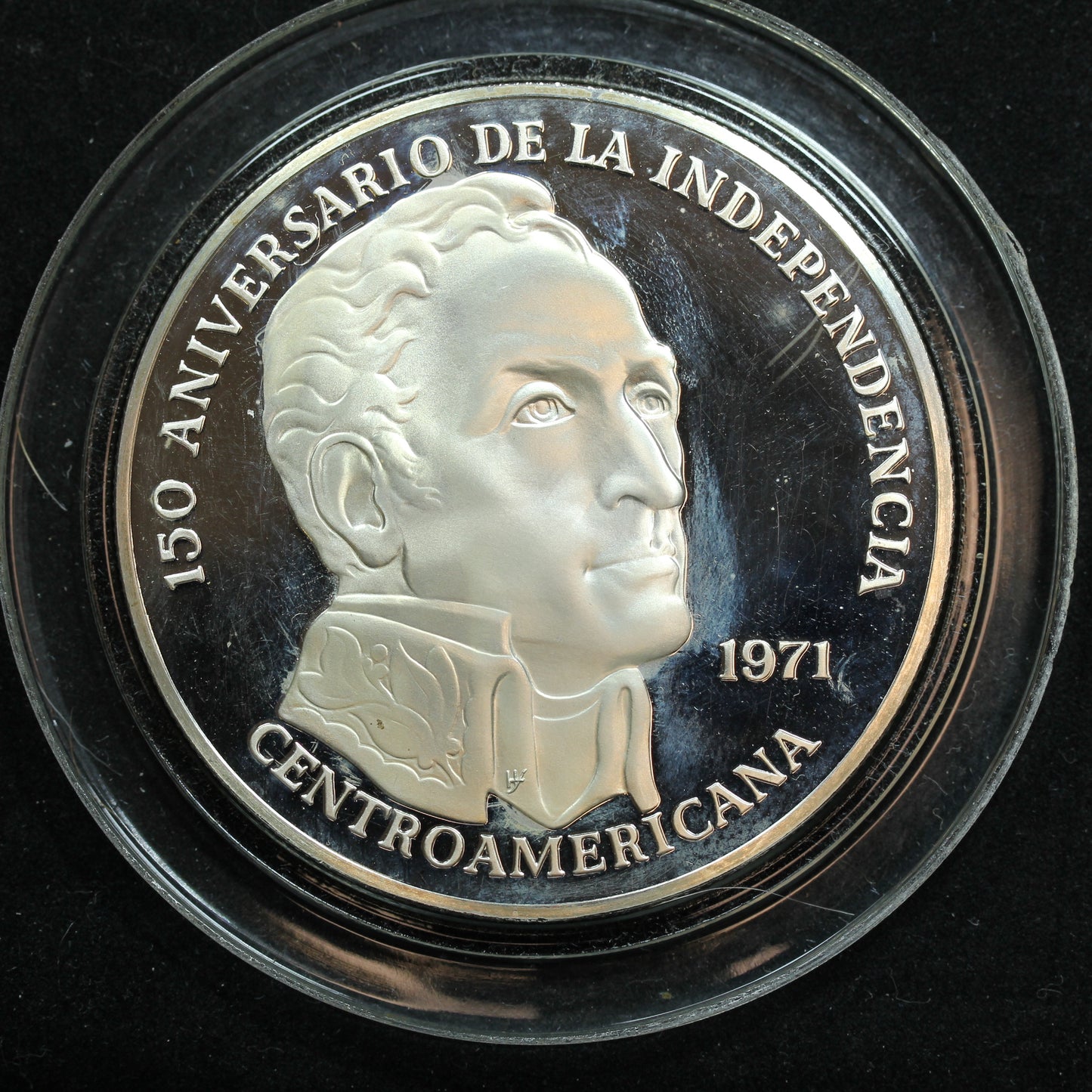 1971 Republic of Panama Twenty 20 Balboas Silver Proof Coin Original Package