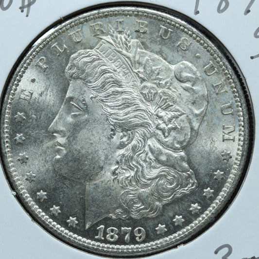 1879 S Morgan Silver Dollar - San Francisco - Third Rev