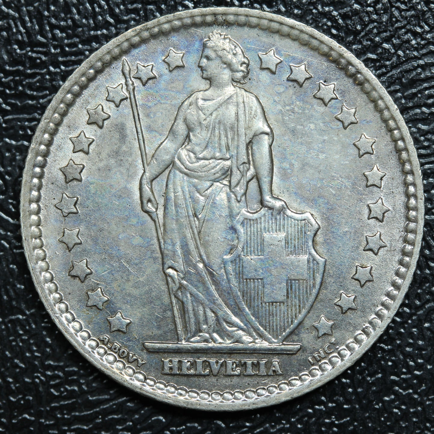 1913 B Switzerland 1 FRANC Silver KM#24