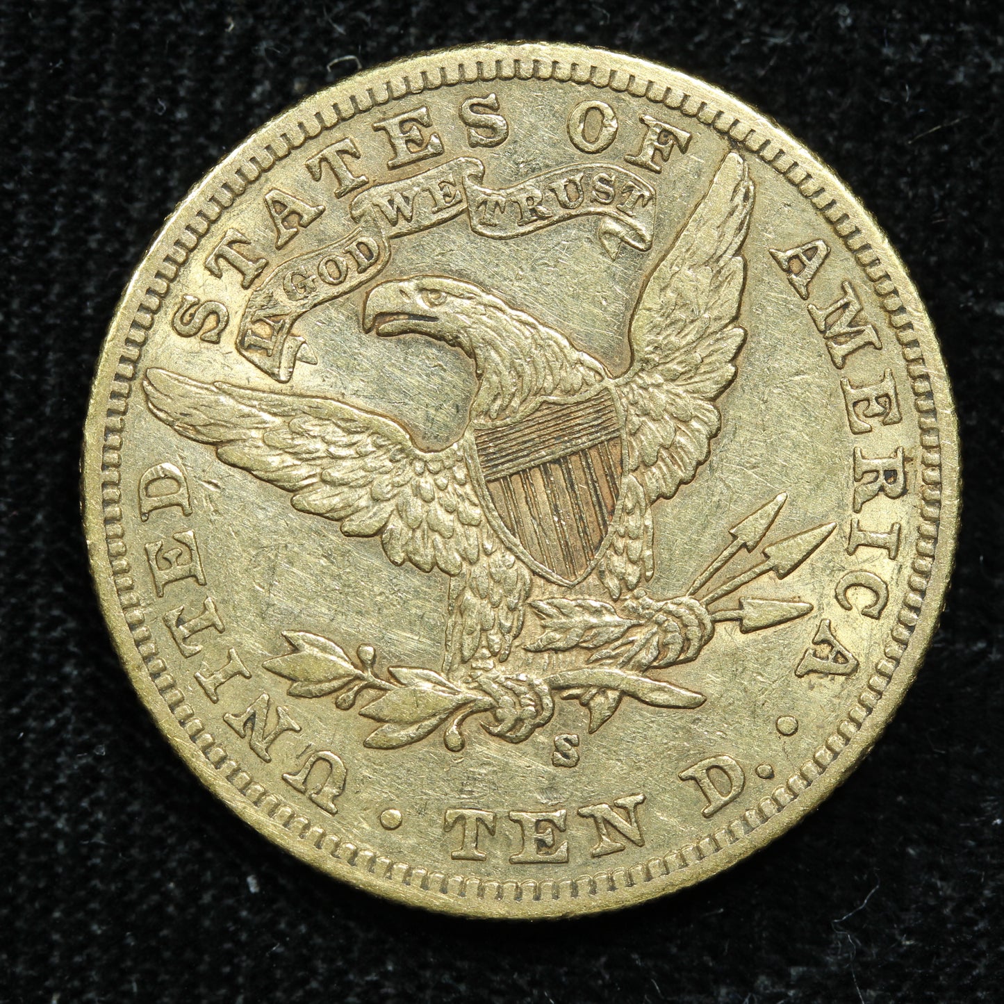 1901 S (San Francisco) $10 Liberty Head US Gold Eagle Coin (#2)