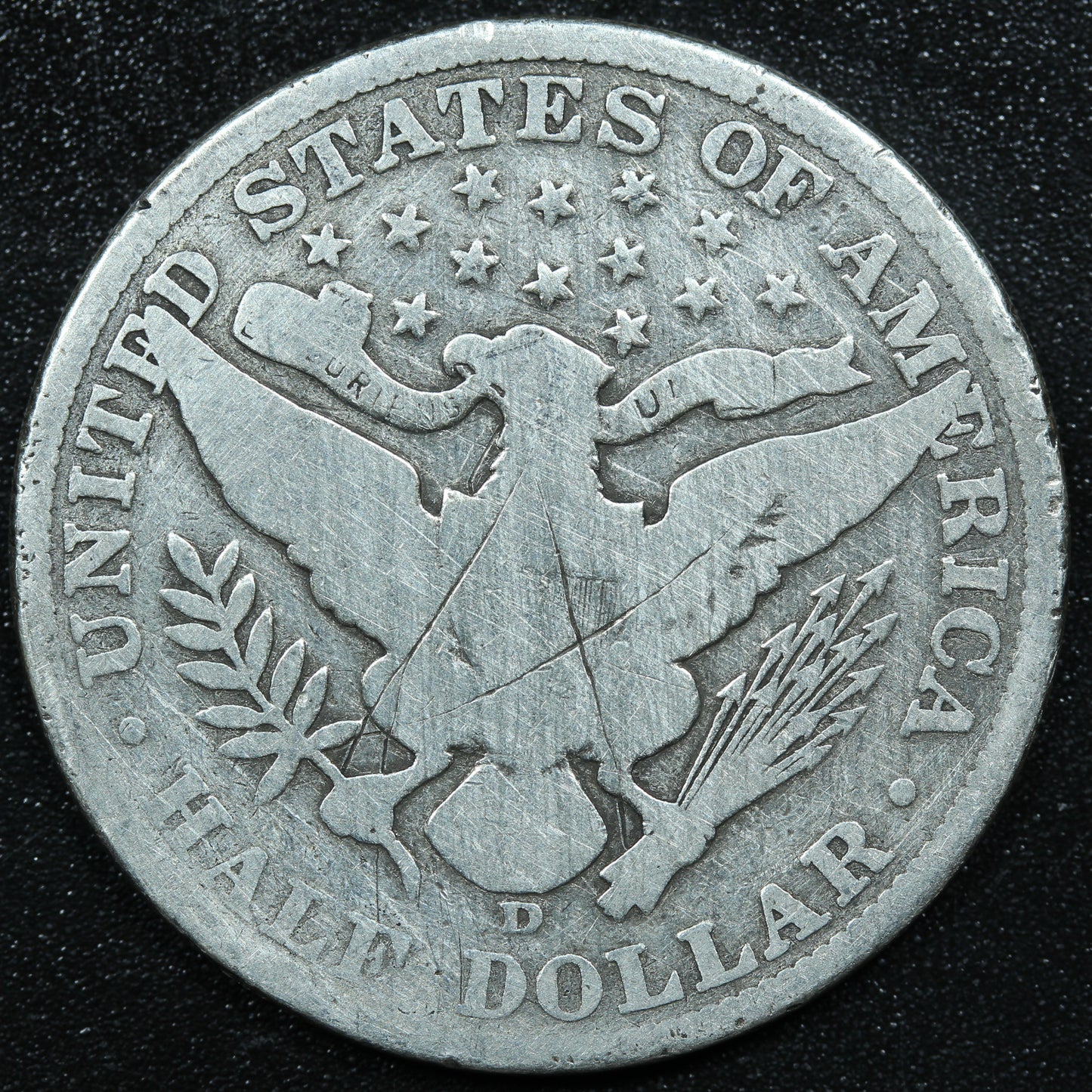1906 D Barber Silver Half Dollar - Denver