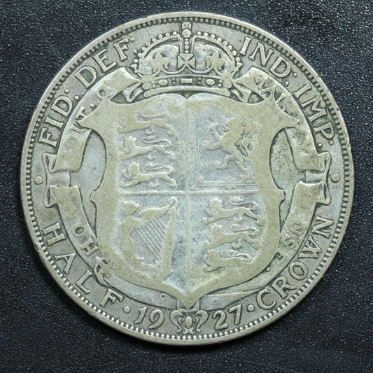1927 Great Britain Silver Half Crown - GEORGE V - KM# 830