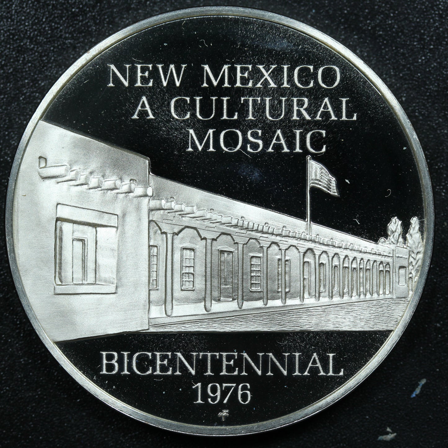 Franklin Mint 50 State Bicentennial Medal - NEW MEXICO Sterling Silver Proof w/ Capsule