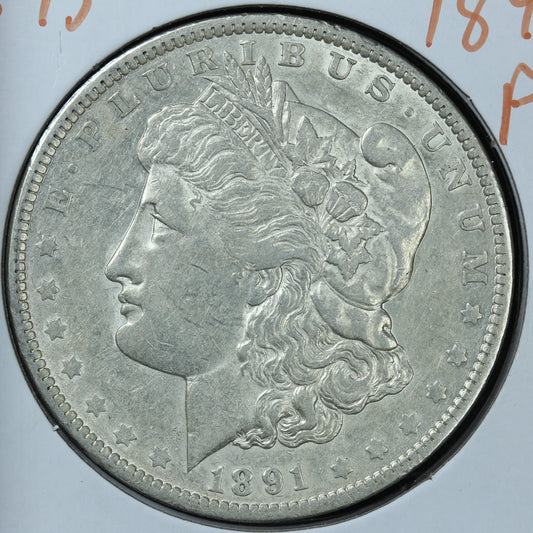 1891 P Morgan Silver Dollar - Philadelphia