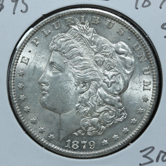 1879 S Morgan Silver Dollar - San Francisco - Third Rev