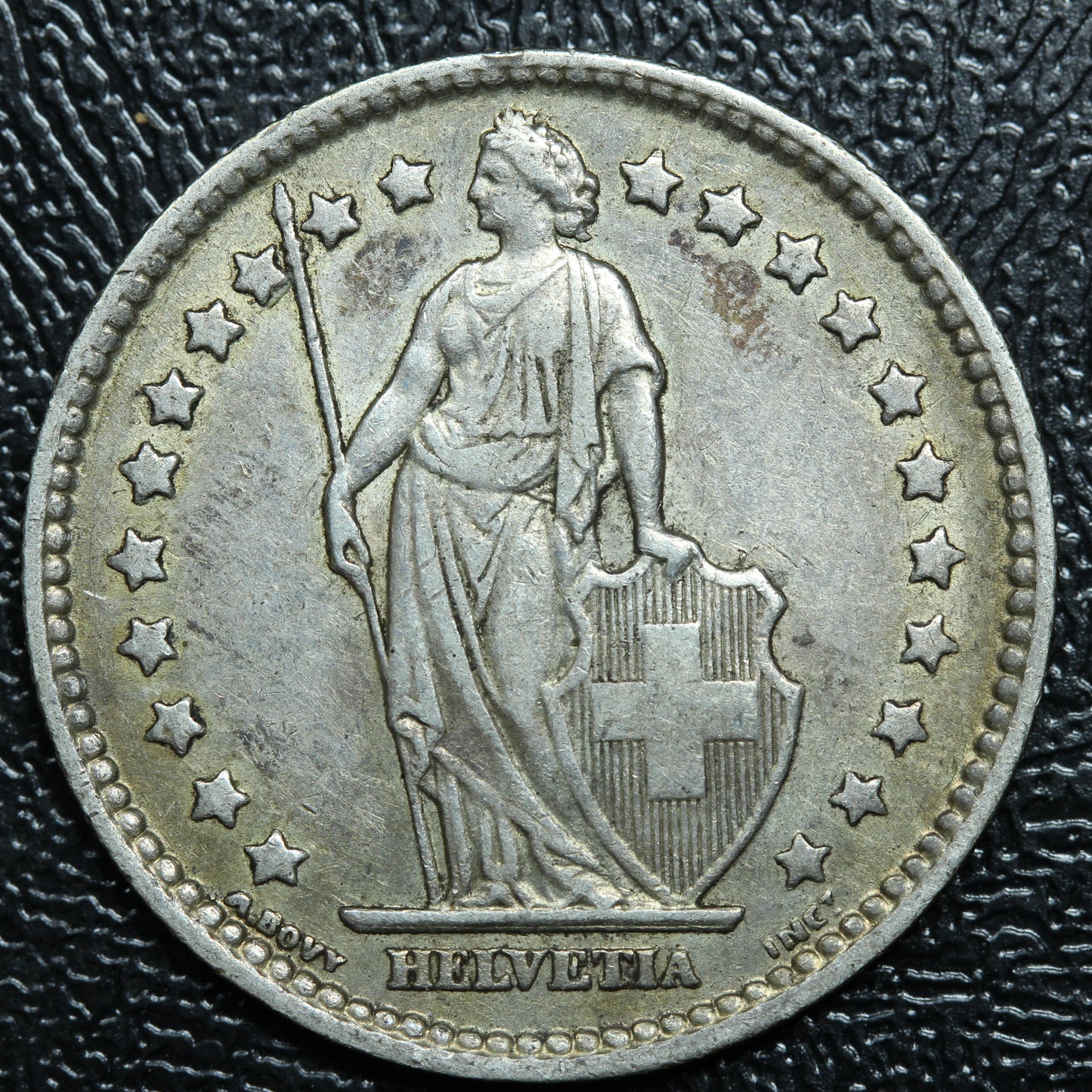 1913 B Switzerland 1 FRANC Silver KM#24