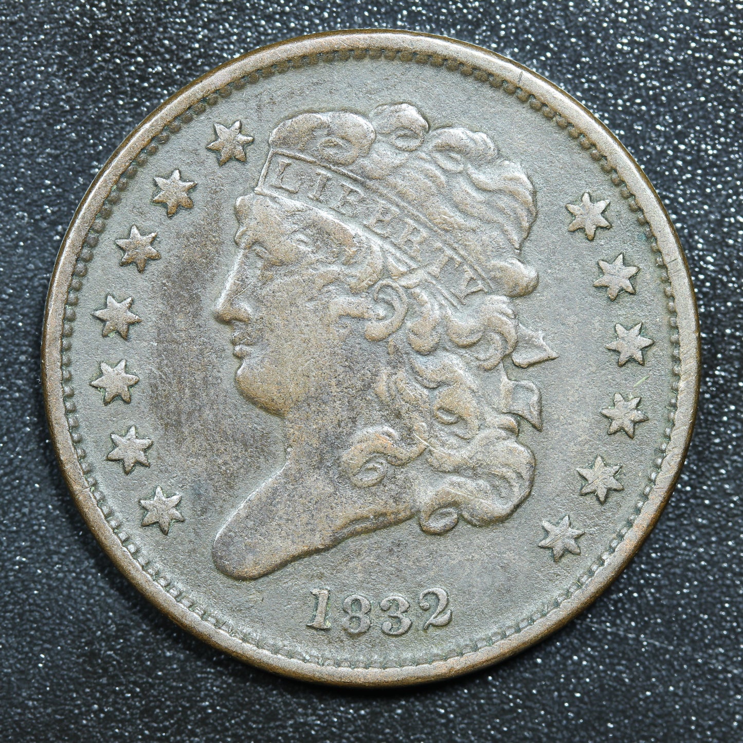 1832 Half Cent 1/2 C Classic Head