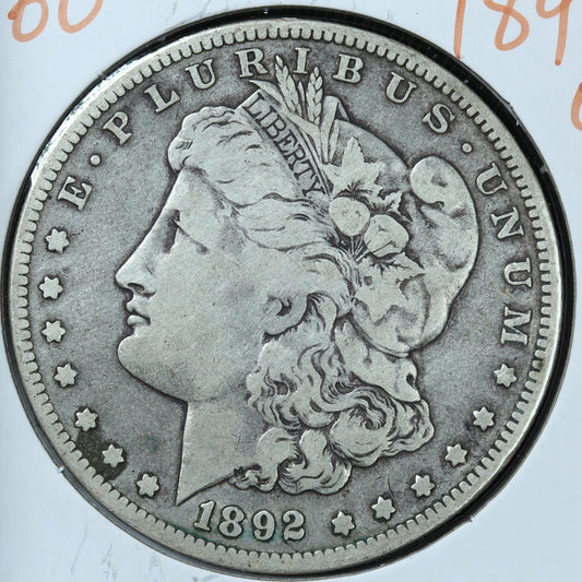 1892 O Morgan Silver Dollar - New Orleans
