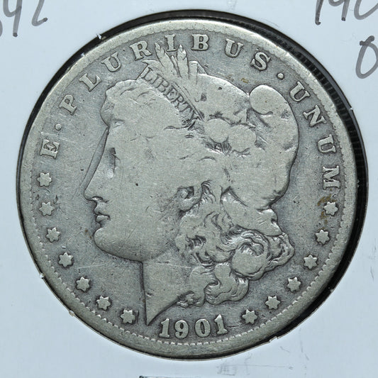 1901 O Morgan Silver Dollar - New Orleans