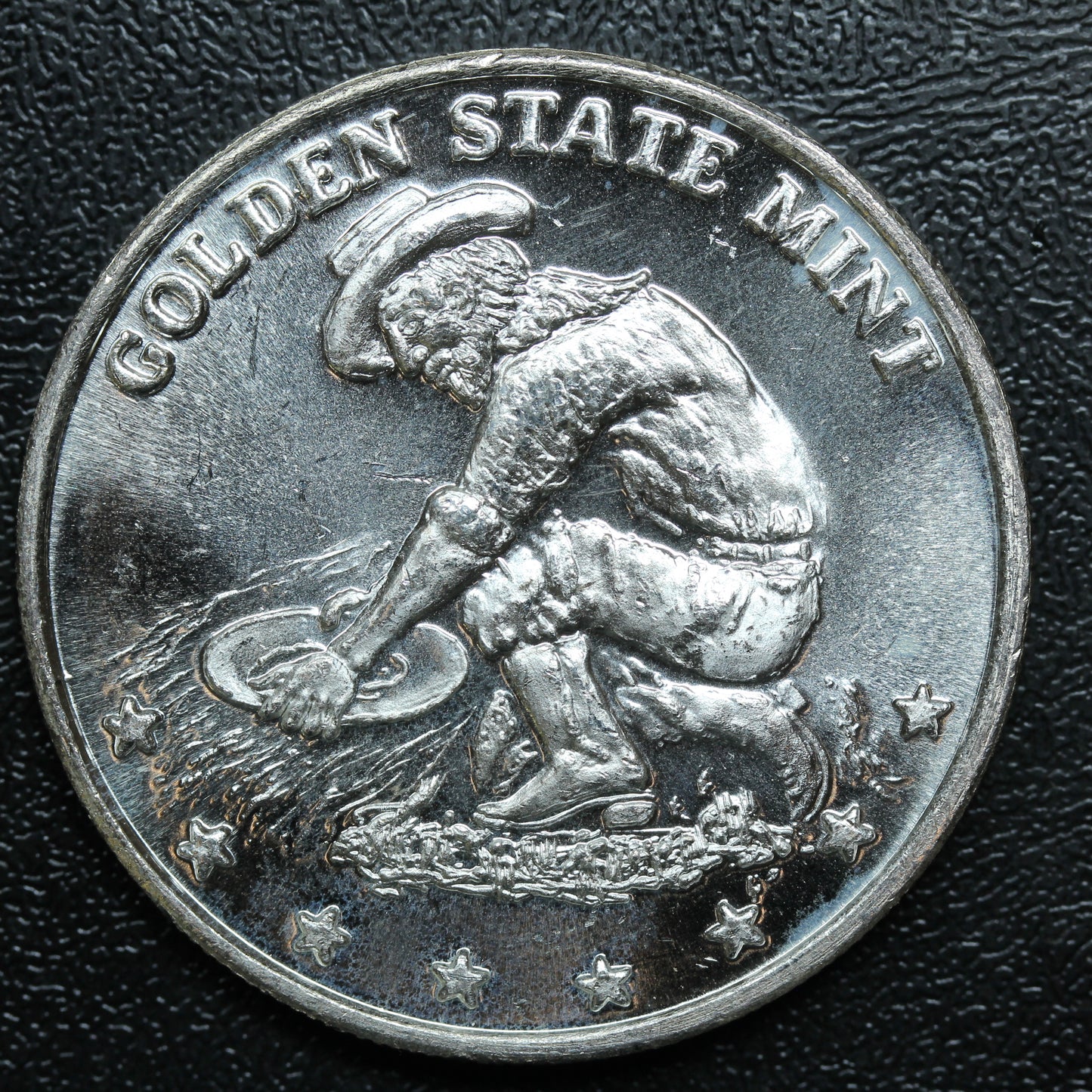 1 oz .999 Fine Silver - Golden State Mint (GSM) - Prospector