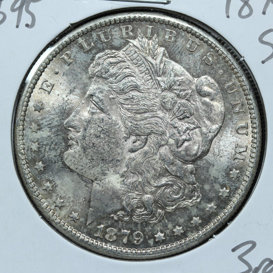 1879 S Morgan Silver Dollar - San Francisco - Third Rev