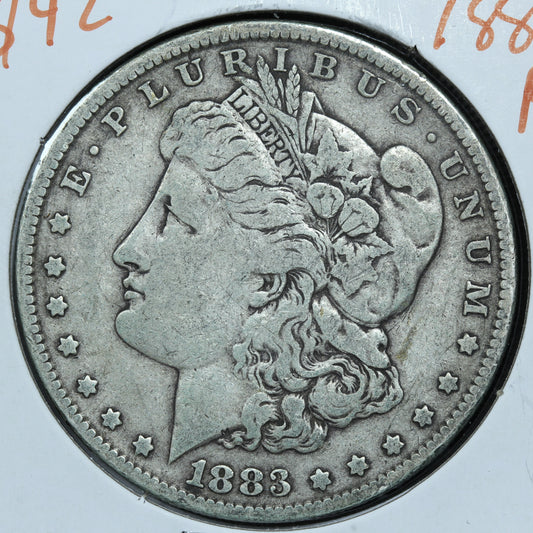 1883 P Morgan Silver Dollar - Philadelphia