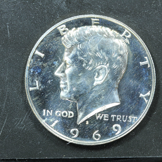 1969 S (San Francisco) Kennedy Half Dollar 40% Silver Proof