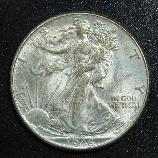 1946 P Philadelphia Liberty Silver Half Dollar 50c Great Condition
