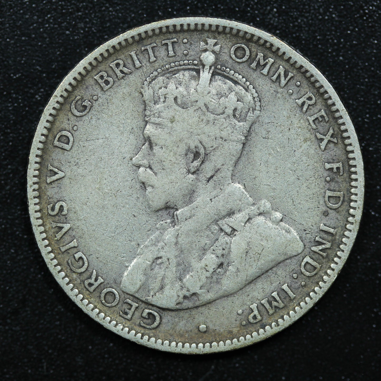 1922 Australia Shilling .925 Fine Silver KM-26