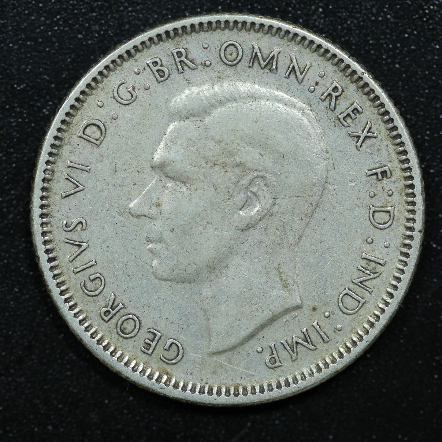 1943 Australia Shilling .925 Fine Silver KM-39