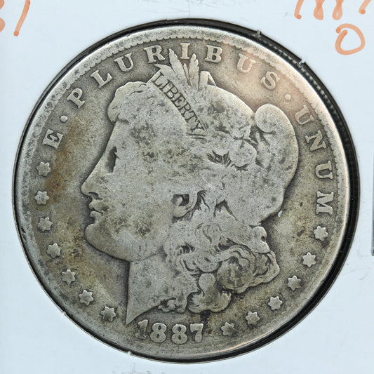 1887 O Morgan Silver Dollar - New Orleans
