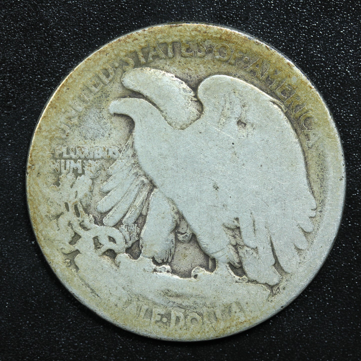 1921 S (San Francisco) Walking Liberty Silver Half Dollar 50c