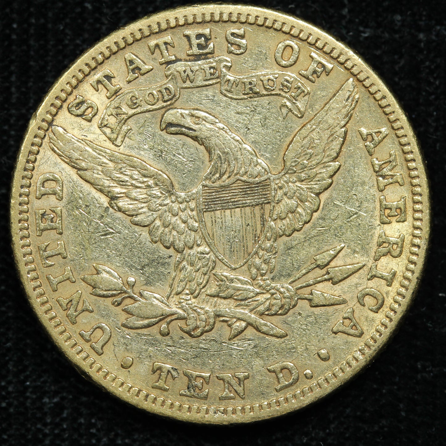 1881 (Philadelphia) $10 Liberty Head US Gold Eagle Coin (#3)
