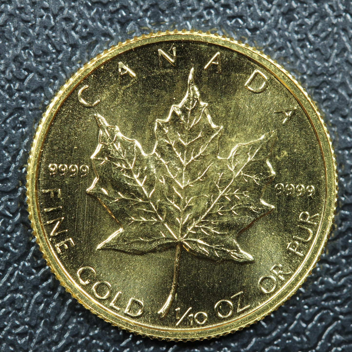 1982 1/10 oz Canadian Maple Leaf .9999 Fine Gold Coin (#4)