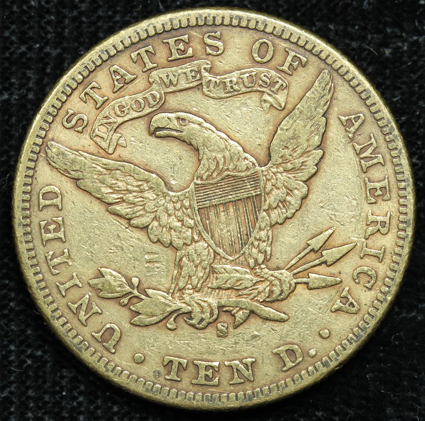 1899 S (San Francisco) $10 Liberty Head US Gold Eagle Coin