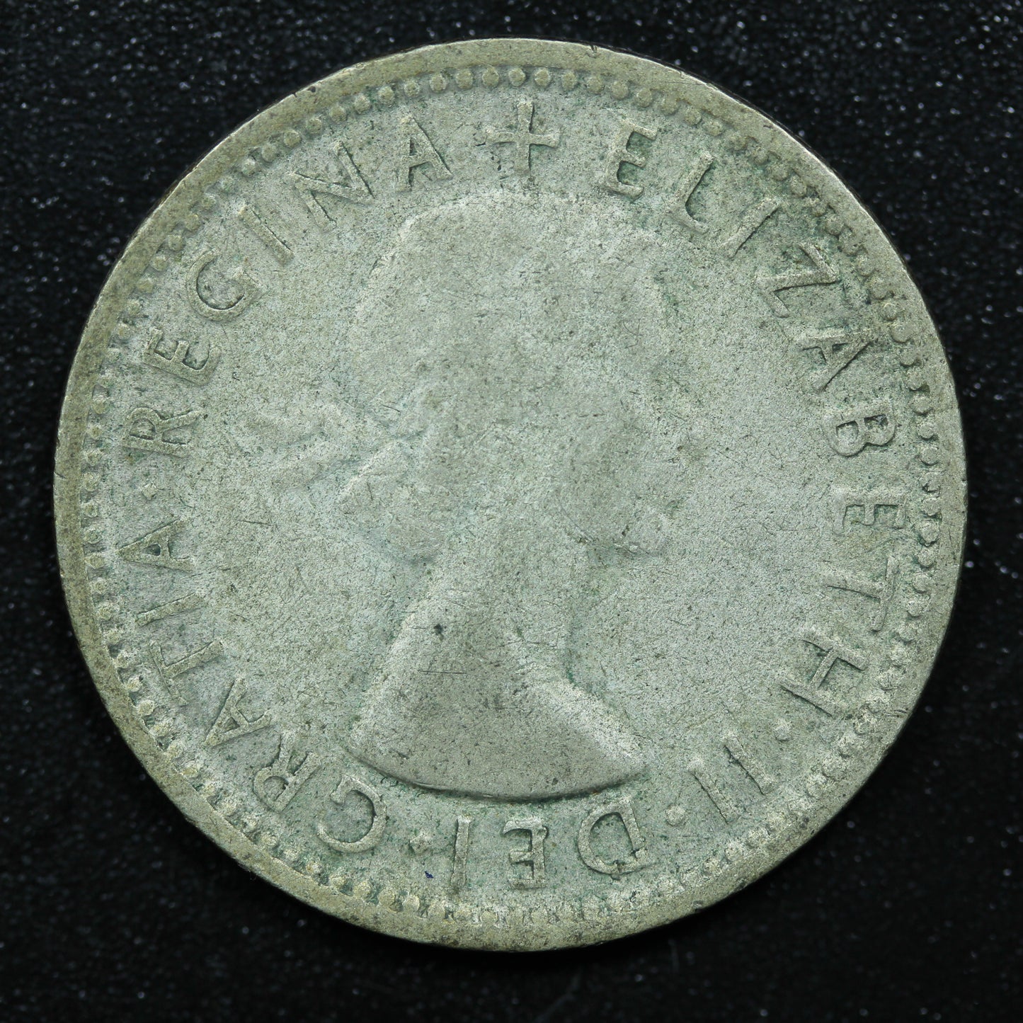 1953 Australia Shilling Silver Coin - KM# 53
