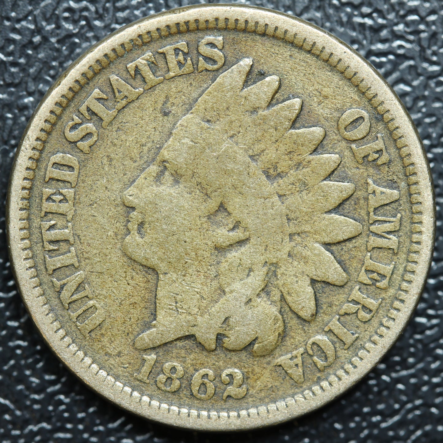 1862 Indian Head Penny Cent 1c
