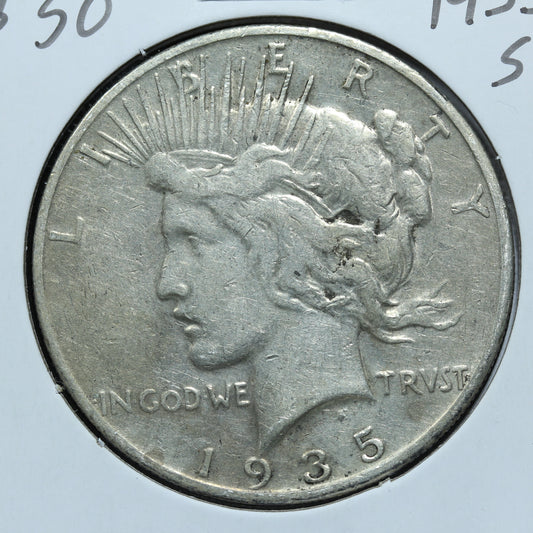 1935 S Peace Dollar - Silver - San Francisco
