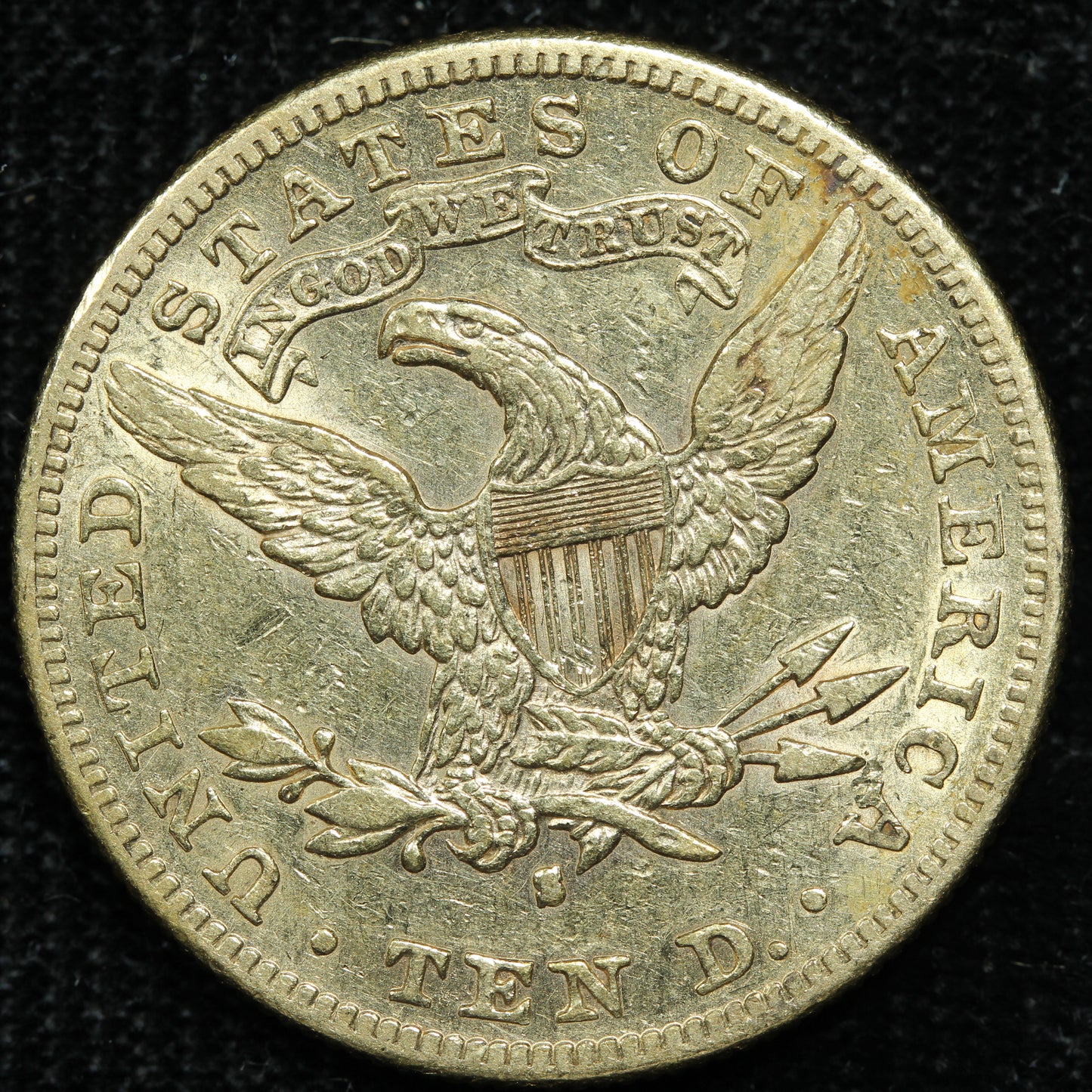 1889 S (San Francisco) $10 Liberty Head US Gold Eagle Coin