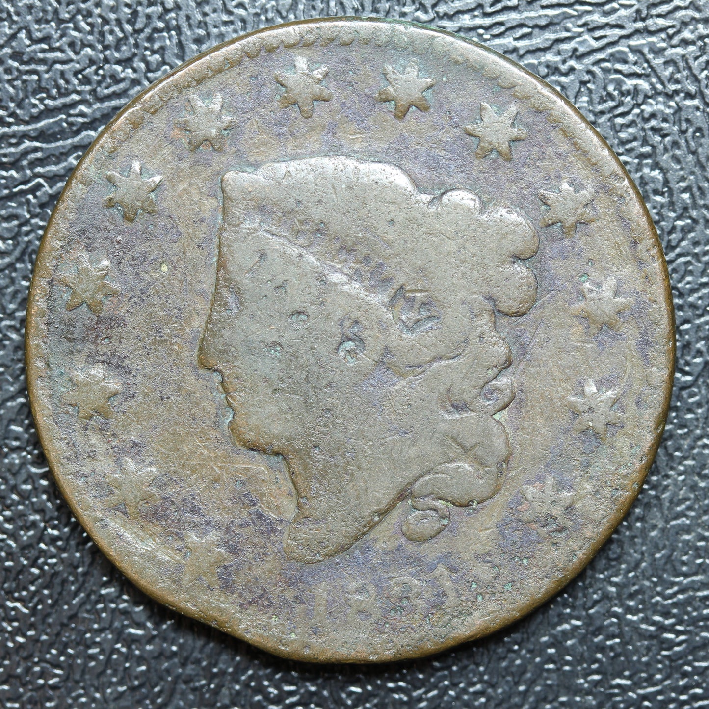 1831 Matron Head Large Cent 1C Penny