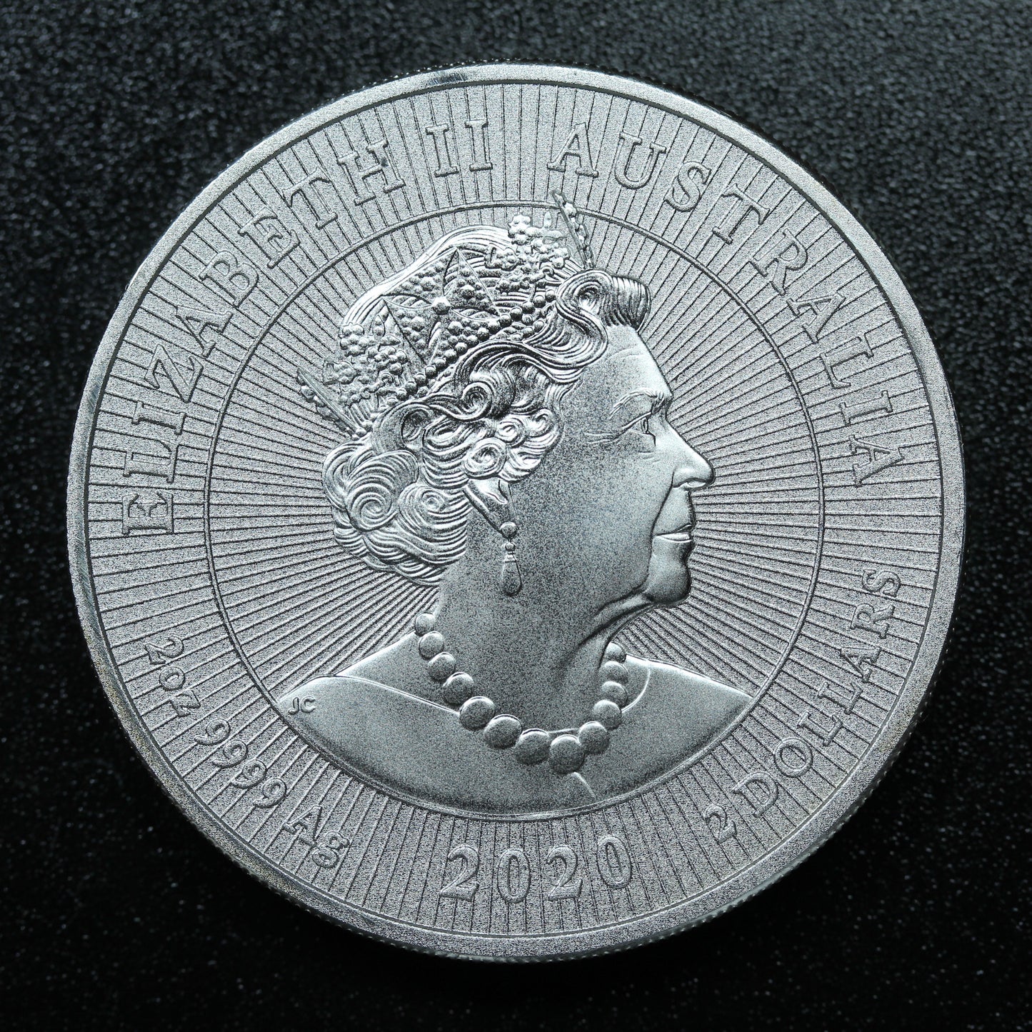 2020 Australia 2 oz .9999 Fine Silver $2 Kookaburra Coin