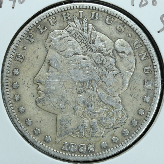 1882 S Morgan Silver Dollar - San Francisco