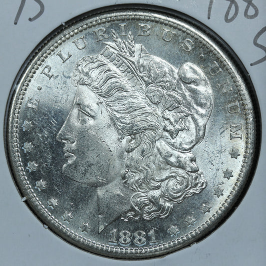 1881 S Morgan Silver Dollar - San Francisco
