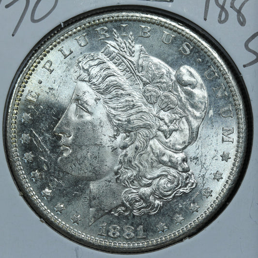 1881 S Morgan Silver Dollar - San Francisco