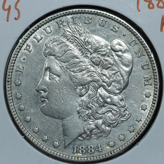 1884 P Morgan Silver Dollar - Philadelphia