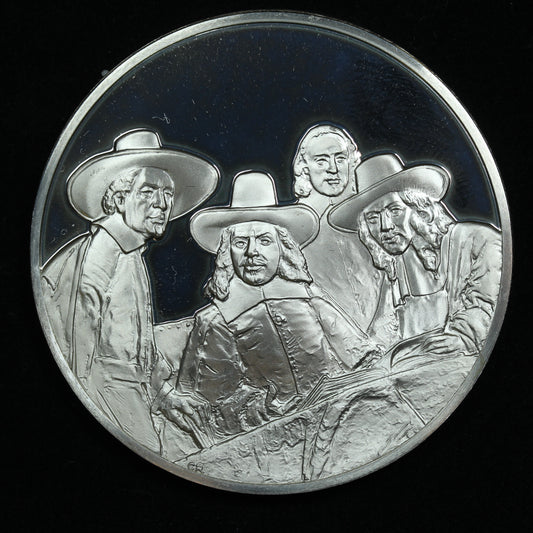 Sterling Silver Franklin Mint Genius of Rembrandt Officials of the Drapers' Guild