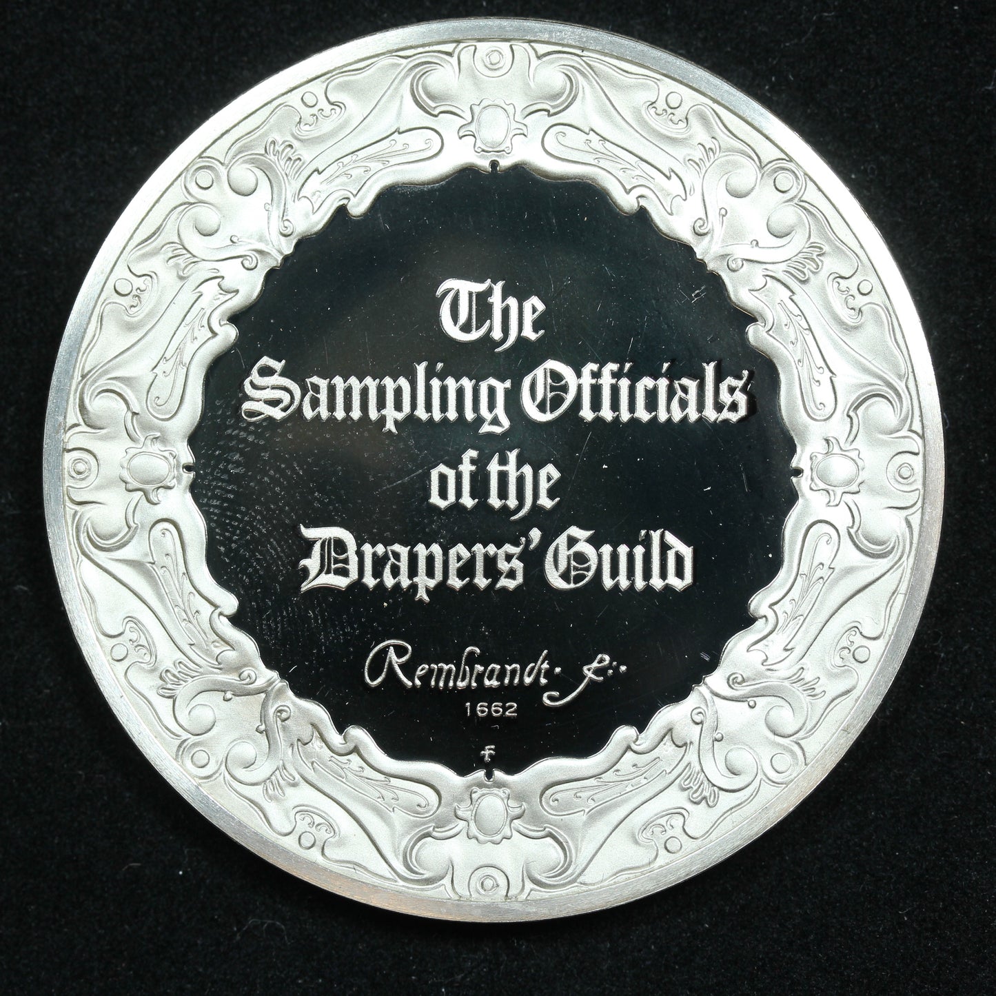 Sterling Silver Franklin Mint Genius of Rembrandt Officials of the Drapers' Guild