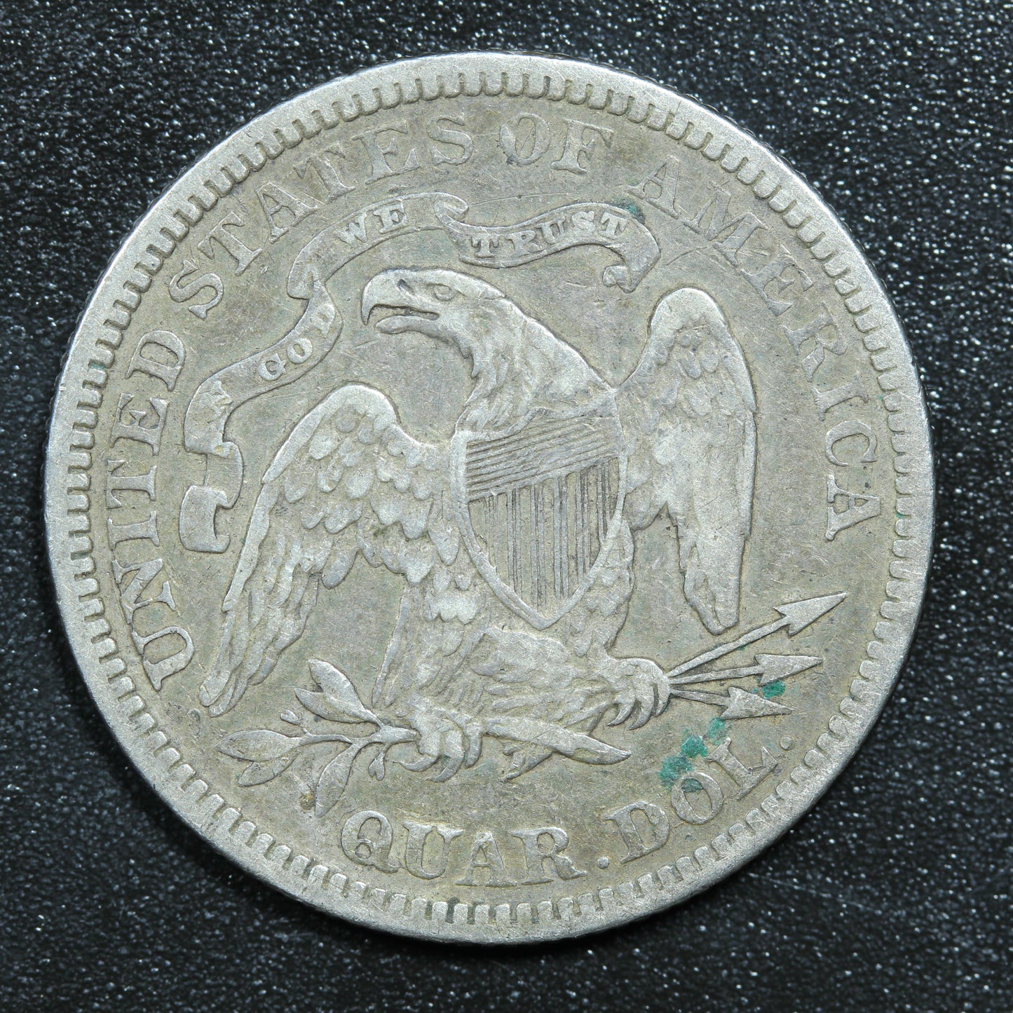 1876 Seated Liberty Silver Quarter Philadelphia