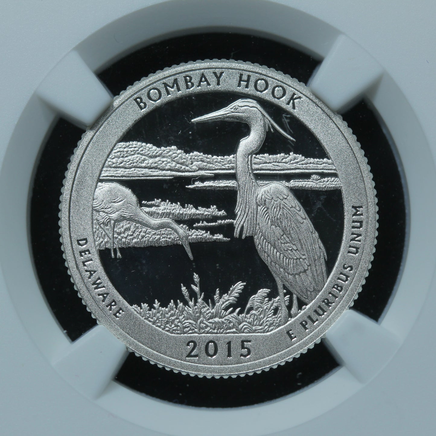 2015-S 25c Bombay Hook Delaware Silver Quarter NGC PF 69 UCAM ER