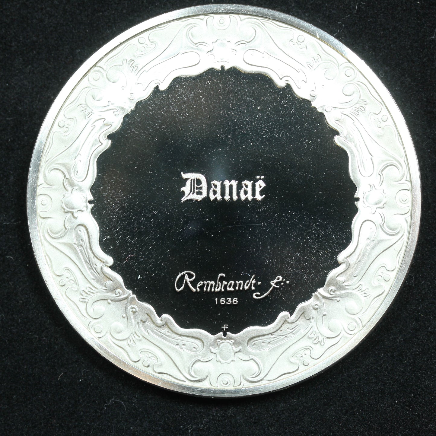 Sterling Silver Franklin Mint Genius of Rembrandt Danae