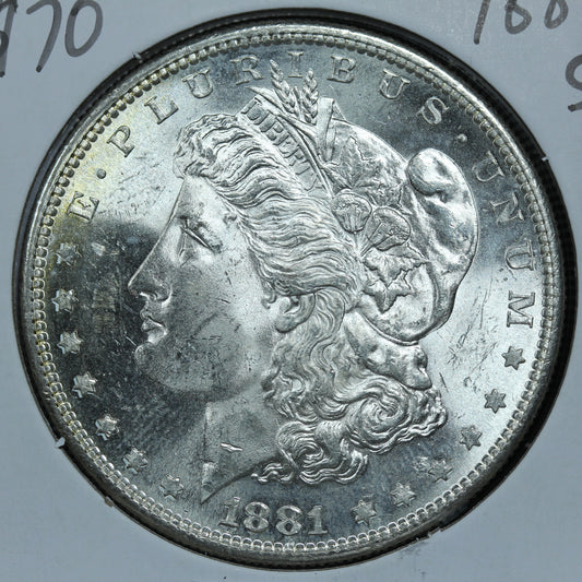 1881 S Morgan Silver Dollar - San Francisco