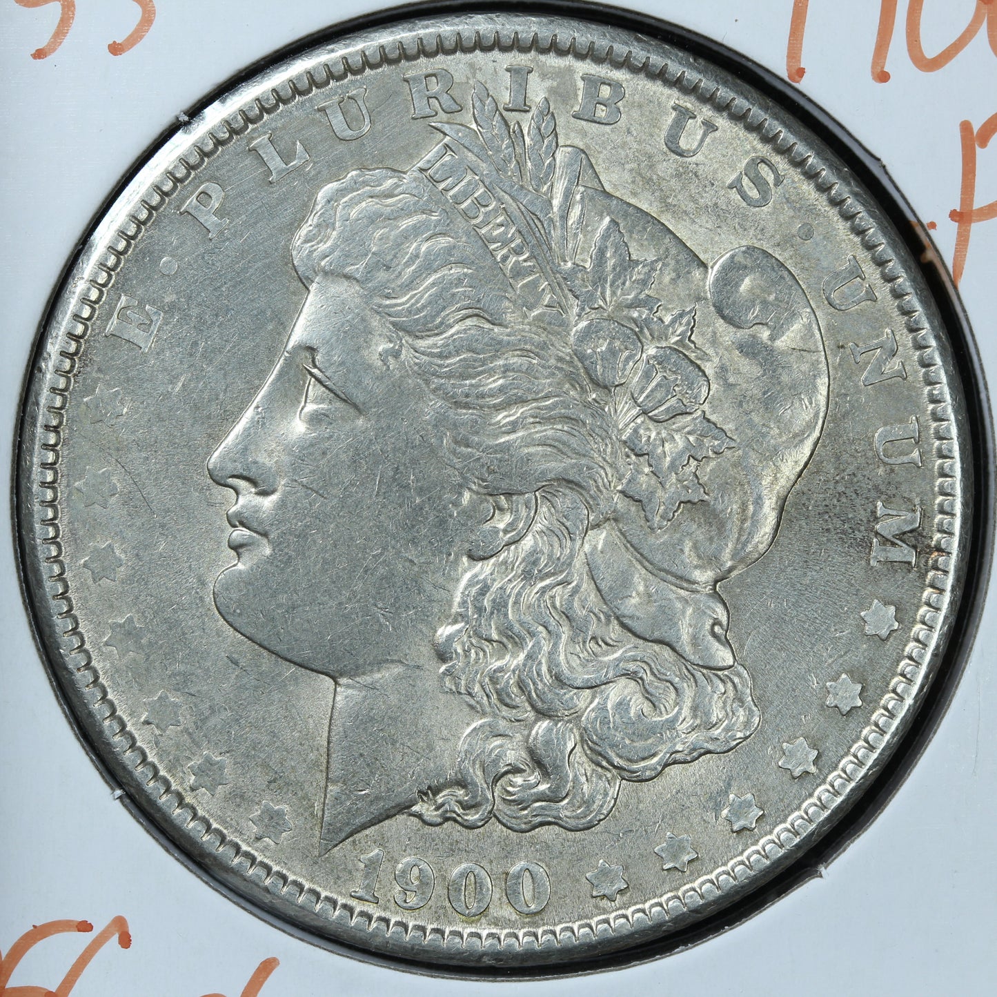 1900 P Morgan Silver Dollar - Philadelphia - Rotated Die Error