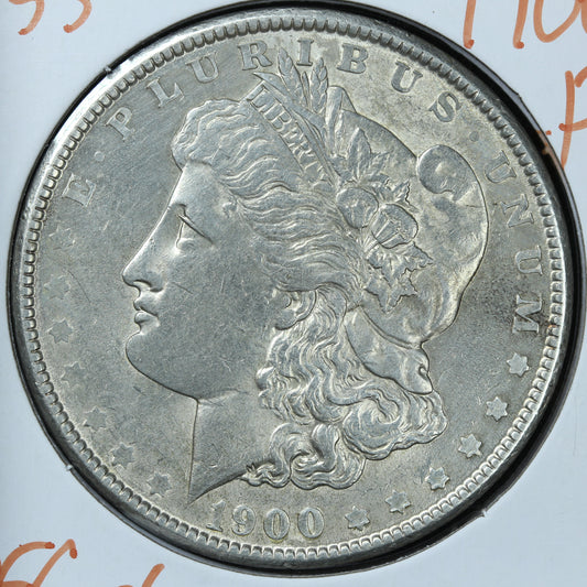 1900 P Morgan Silver Dollar - Philadelphia - Rotated Die Error