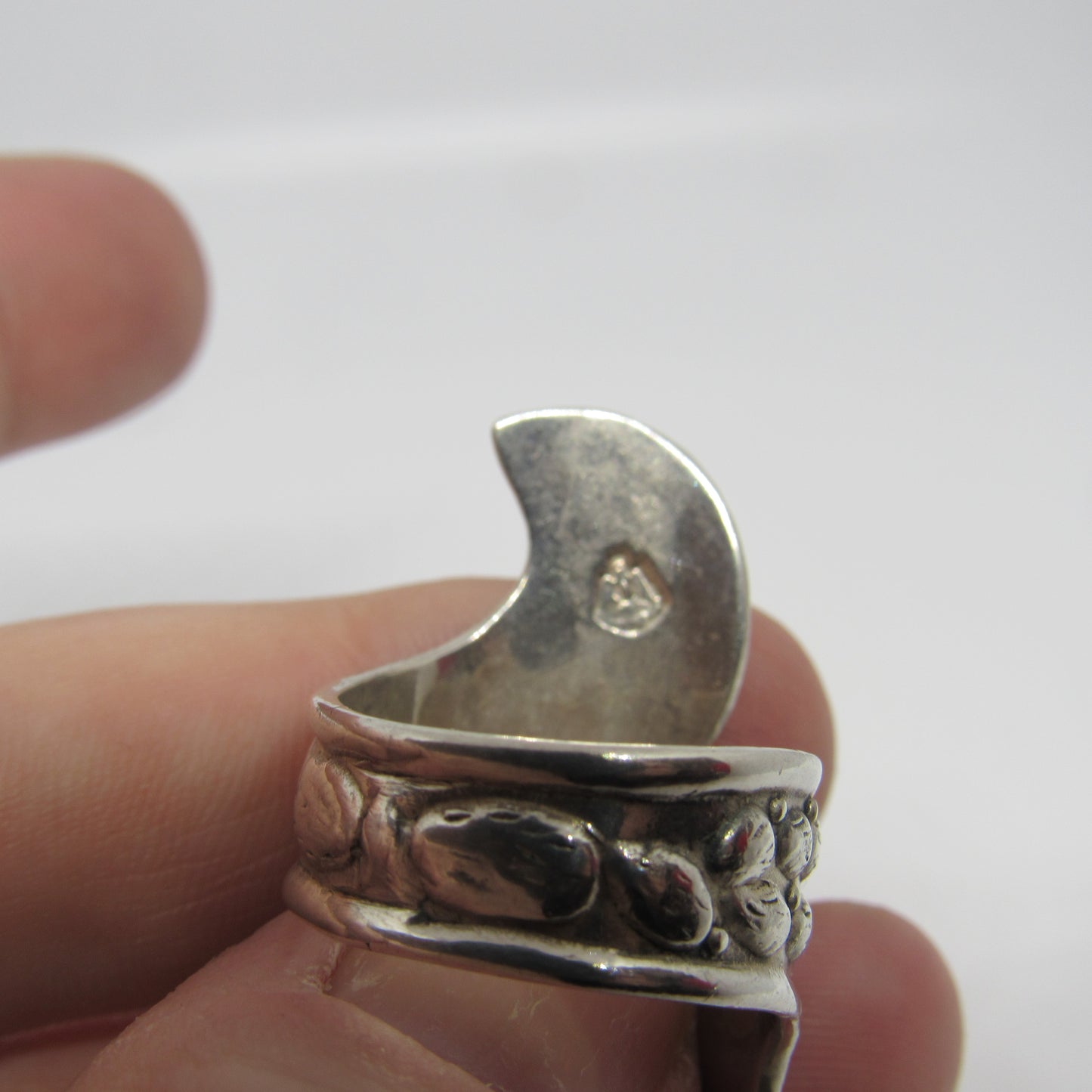 Vintage Taxco Mexico Sterling Silver 925 CBS Bypass Ring - Sz 8.25