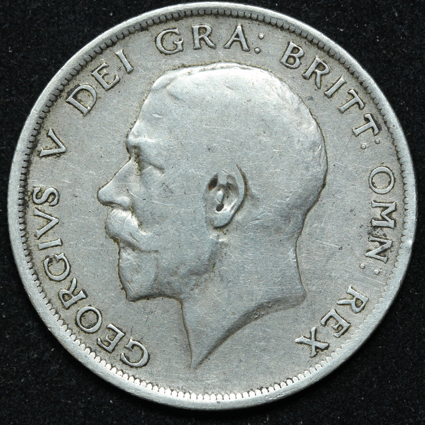 1917 Great Britain Silver Half Crown - GEORGE V - KM# 818.1