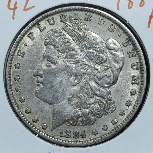 1884 P Morgan Silver Dollar - Philadelphia