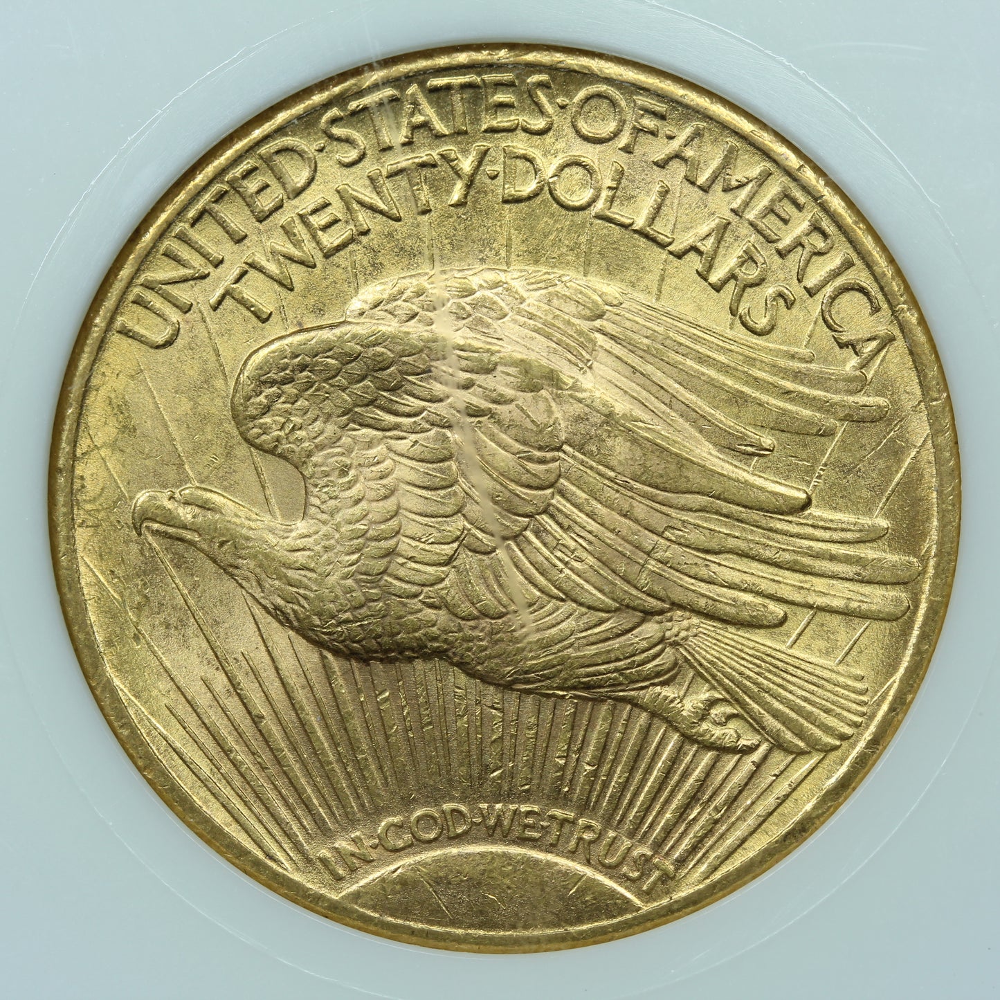 1924 (Philadelphia) $20 Saint-Gaudens US Gold Double Eagle Coin - NGC MS 61