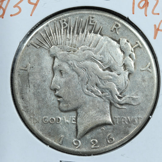 1926 P Peace Dollar Silver $1 - Philadelphia